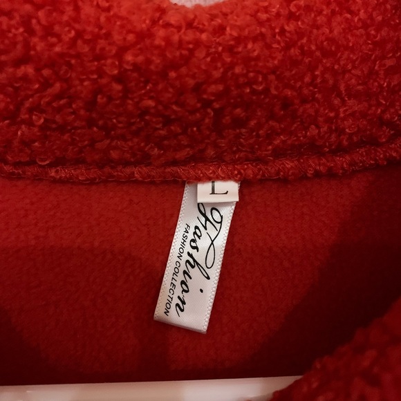 ZAFUL cropped sherpa 1/4 zip sweater - Picture 2 of 3